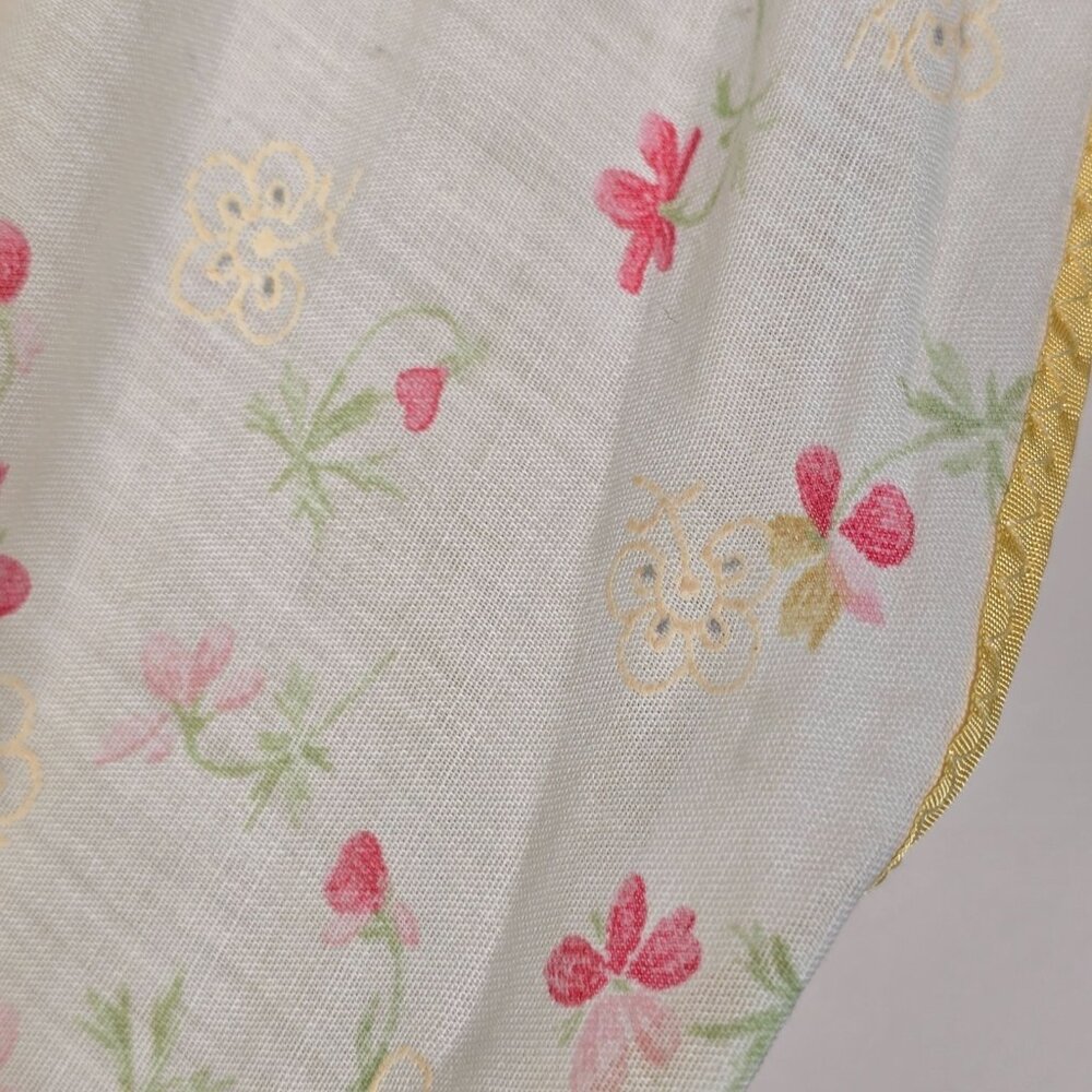 Vintage 70s Floral Summer Dress Boho Prairie Cottagecore Empire Waist Handmade - Picture 6 of 16